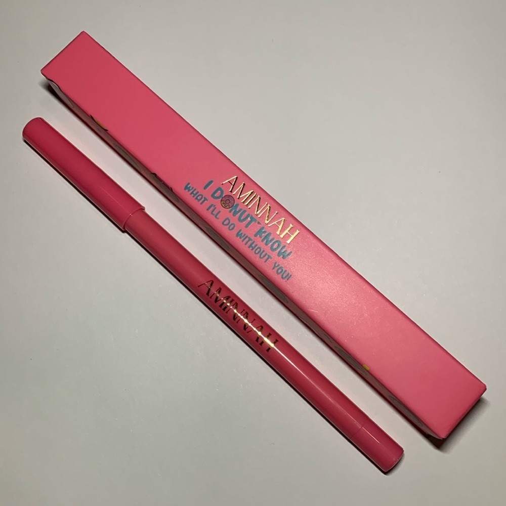 Aminnah I Donut Know What I’ll Do Without You Lip Liner Rose Red 0.27g New